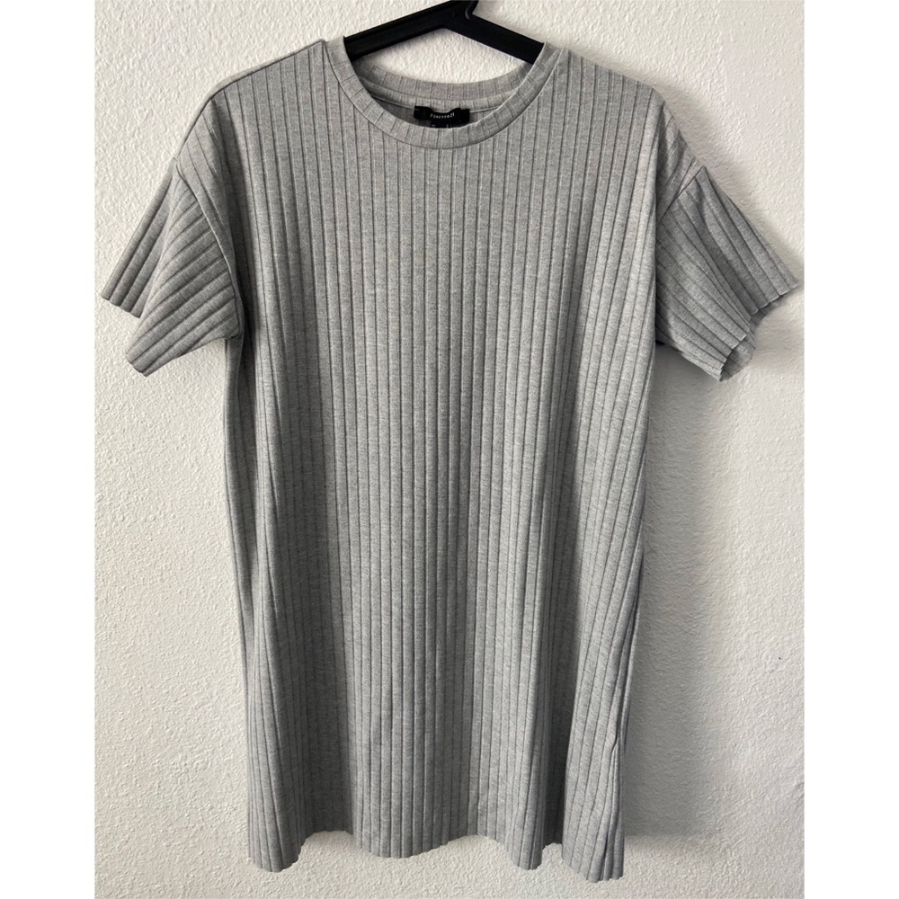 Forever 21 Ribbed T-Shirt Dress - Size Small